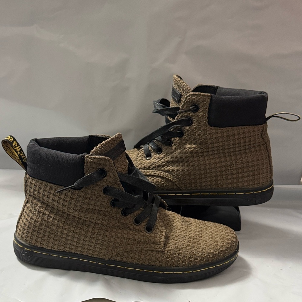 Dr. Martens Black Textured Shoes